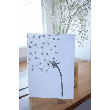 Send a Wish Art Print Greeting Card - Susan Mann Art